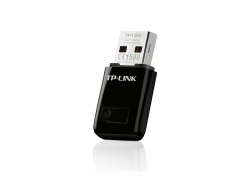 Безжичен адаптер TP-LINK TL-WN823N, 300 Mbps, USB, Вградена антена                          
