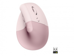 LOGITECH Lift Bluetooth Vertical Ergonomic Mouse - ROSE/DARK ROSE