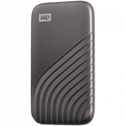WD My Passport SSD 1TB Space Gray Cross Compatible USB 3.2 Gen-2 and USB-C 1050MB/s Read 1000MB/s Write PC Mac Compatiable
