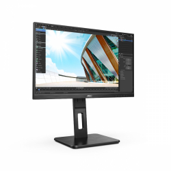 Монитор AOC 27P2Q 27 inch WLED, IPS panel, 250cd/m2, 1920x1080, FHD, 75 Hz, VGA, DVI, HDMI, Displayport, 4xUSB 3.2, speakers, Height Adjust, Swivel, Pivot, sRGB