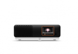 BenQ X500i Short Throw Console Gaming Projector, 4K UHD (3840x2160), 2200 ANSI lumens, 1.2x, 0.69~0.83 Throw Ratio, 3D, Vertical Keystone, BT 5.0, HDMIx2 (eARC 7.1 channel), 2x5W, Dolby Atmos, USB, USB-C, RS232, WiFi, SettingXchange App, 3.6kg, Black