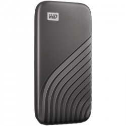 WD My Passport SSD 1TB Space Gray Cross Compatible USB 3.2 Gen-2 and USB-C 1050MB/s Read 1000MB/s Write PC Mac Compatiable
