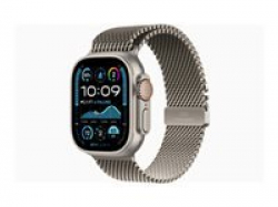 Смартчасовник APPLE Watch Ultra2 v2 Cellular 49mm Natural Titanium Case with Natural Titanium Milanese Loop S