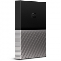 WD My Passport 256GB External SSD, USB 3.1 Gen2, Read/Write: 540 / 540 MB/s, cable: Type-C to Type-C, USB Type-C to Type-A adaptor