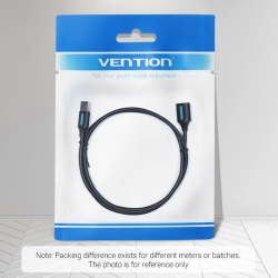 Vention Кабел USB 3.0  Extension AM / AF - 1.5M Black - CBHBG