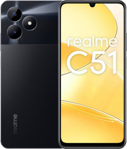 Смартфон REALME C51 RMX3830 4+128 BLACK Смартфон REALME C51 RMX3830 4+128 BLACK