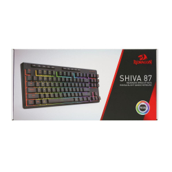 Геймърска клавиатура Redragon Shiva TKL K516-RGB с RGB осветление - черна