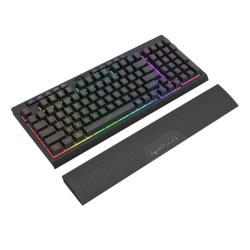 Геймърска клавиатура Redragon Shiva K515-RGB с RGB подсветка - черна