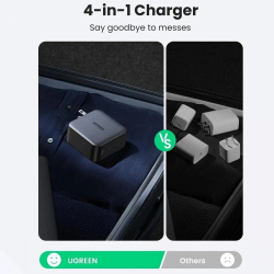 Ugreen универсално зарядно за стена Charger Wall 100W GaN Nexode CD226, 1 x USB-A, 3 x Type-C - 40747