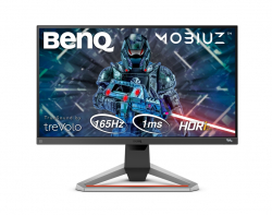 Монитор BenQ MOBIUZ EX2510S, 24.5", IPS, HDRi, 165Hz, 1ms, 1920x1080 FHD, FreeSync Premium,PS5/XboX Series X comp.99% sRGB, HDR10, B.I.+, Light Tuner, Black eQualizer, Color Vibrance, Quick OSD, treVolo Sp.2.5Wx2, 1000:1, 400 cd/m2, 2xHDMI, DP, Height Adj