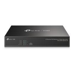 NVR TP-Link VIGI NVR1004H-4P PoE+ Network Video Recorder 4-канален