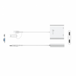 Адаптер j5create JCA365, За 2 монитора, USB-C - 2 x HDMI                          