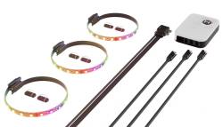Комплект 3бр ARGB  LED Ленти HYTE LS10 - 330 mm + NP50                          