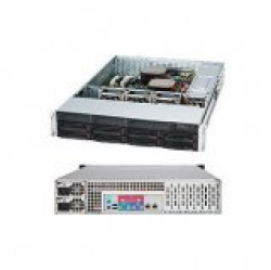 SUPERMICRO SuperChassis CSE-825TQ-R740LPB, 2U Rack-Mountable, 8x3.5