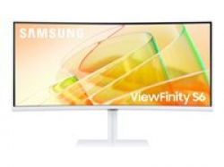 Монитор Samsung 34A650 34" Curved VA 3440x1440 5ms 100Hz DP HDMI USB 3.0 Speakers Thunderbolt White