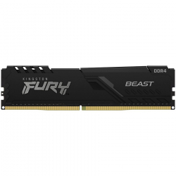 KINGSTON 16GB 3200MHz DDR4 CL16 DIMM 1Gx8 FURY Beast Black