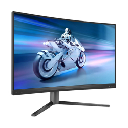 Монитор Philips 27M2C5200W/00, 27" Evnia curved gaming monitor, Fast VA panel, 16:9, FHD 1920x1080, 300cd/m2, 4000:1, 280Hz, 0.3ms, HDR 10, Adaptive Sync, Low Input Lag, sRGB, Flicker-free, 2x HDMI, DisplayPort, Audio Out, HAS, Swivel, Tilt, VESA 100, Black