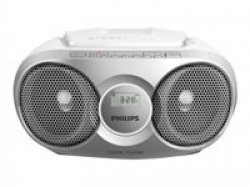 Philips CD Player, Radio (Dynamic Bass Boost, FM Stereo Tuner, CD Shuffle/Repeat Function, 20-Track CD Programmable, 3.5-mm Audio-In