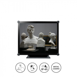 Тъч Монитор AG Neovo TX-1902, 19", TN Panel, SXGA 1280 x 1024, Projective Capacitive Multi, 5:4, 250cd/m2, 1000:1, 3ms, Anti Glare, 7H, IP 65, Windows 10, VGA, HDMI, DisplayPort, RJ11, Tilt, 24/7, VESA, Metal Casing, Black