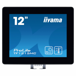 Тъч Монитор IIYAMA TF1215MC-B1 12.1 inch IPS LED Panel, 1024x768 4:3, Open-Frame, Projective Capacitive 10 point touch, 450cd/m2, 1000:1, 25ms, VGA, HDMI, DisplayPort, USB, IP65 front, Through Glass