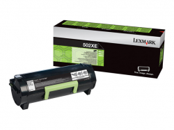 LEXMARK 502XE toner cartridge black extra high capacity 10.000 pages 1-pack corporate                          