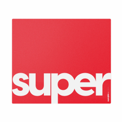 Superglide професионален стъклен геймърски пад за мишка Gaming Glass Mousepad Superglide Pad v2 XL Red - 490 x 420 mm