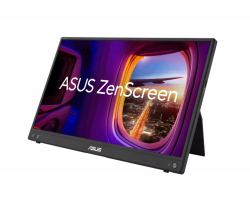 Монитор Asus ZenScreen MB16AHV Portable- 16 ", Full HD (1920x1080), IPS, 250cd/m2,HDMI, USB Type-C, Blue Light Filter, Anti-glare surface, Antibacterial treatment, Dark Gray