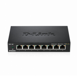 D-Link 8-port 10/100/1000 Gigabit Metal Housing Desktop Switch                          
