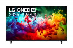 Телевизор LG 55QNED70B3C, 55" 4K QNED MiniLED Smart TV, 3840x2160, DVB-T2/C/S2, Alpha 7 AI Processor, HDR10 / HLG, webOS 26 ThinQ, VRR / ALLM / HGiG, 4K Super Upscaling, WiFi 5, Bluetooth 5.3, AirPlay 2, LAN, CI, HDMI, AI Sound Pro, Google Cast, 2 pole Stand
