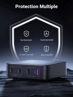 Ugreen универсално зарядно за стена Charger Wall 100W GaN Nexode CD328, 1 x USB-A, 3 x Type-C - 90928