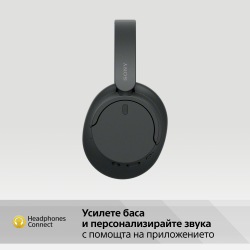 Слушалки Sony Headset WH-CH720N - черни