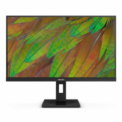 Монитор Philips 27B1U3900/00, 27", IPS W-LED panel, AG, 16:9, 4K UHD 3840x2160, 350cd/m2, 1000:1, 4ms, 60Hz, sRGB, Flicker Free, SmartImage, EasyRead, 2x HDMI, DP, USB-C, LAN, 3x USB, HBR3, Audio out, Speakers, MultiView, PD up to 90W, HAS, Swivel, Tilt, Pivot, VESA 100, Black