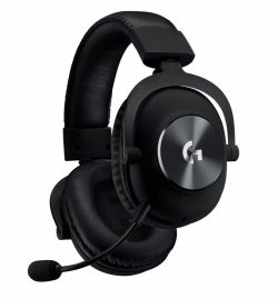 LOGITECH G PRO X Wired Gaming Headset - Blue Mic - BLACK - USB DAC