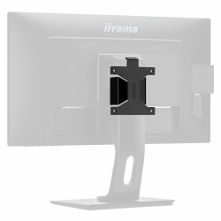 Стойка за монитор IIYAMA MD BRPCV04-W, High quality bracket for mounting a Mini PC or Thin Client, Compatible with all IIYAMA monitors equipped with height adjustable stand, meaning monitors from XUBxx, XBxx and Bxx Series with a diagonal above 27 inch, VESA, White, available in black ( MD BRPCV04 )