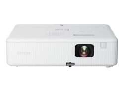 Epson CO-FH01, Full HD 1080p (1920 x 1080, 16:9), 3000 ANSI lumens, 16 000:1, WLAN (optional), USB 2.0, HDMI, Lamp warr: 6000h, Warr: 24 months, White
