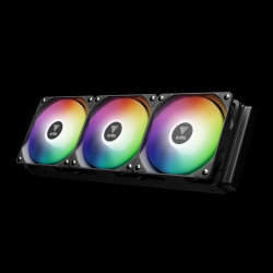 Gamdias водно охлаждане Water Cooling 360mm - AURA GL360 DIGITAL - Digital Display, aRGB