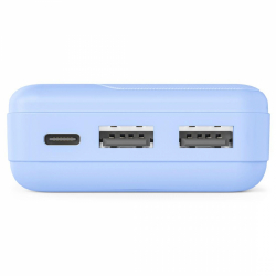 HAMA Външна батерия "Pocket 10", 10000 mAh, Изходи: 2x USB-A, син