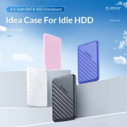 Orico кутия за диск Storage - Case - 2.5 inch USB3.0 - 25PW1-U3-BK                          