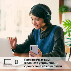 Слушалки Sony Headset WH-CH720N - черни