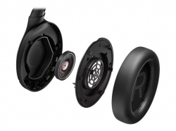PHILIPS Bluetooth over-ear ANC black Up to 60 hours playback time 40 mm membranes