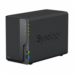 Мрежов сторидж Synology DS223, За 2 диска, 2GB, Гигабит, USB3.2                          
