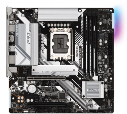 B760M PRO RS/D4 - ASROCK MB Desktop B760M Pro RS (S1700, 4x DDR4, 2x PCIe 4.0 x16, 1x PCIe 4.0 x1, 1x Hyper M.2 PCIe Gen4x4, 4x SATA3, 2x USB-C, 5x USB 3.2, 6x USB 2.0, 1x RJ-45 2.5GB, 1x HDMI, 1x DP, 7.1 HD Audio, micro ATX