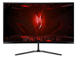 Монитор Acer Nitro ED270Zbmiipx, 27" Curved 1500R FHD (1920x1080), VA, 280Hz, 100M:1, 250nits, 5ms(GTG)/1ms (VRB), HDR10, FreeSync Premium, 2xHDMI, DP, Audio Out, VisionCare, ZeroFrame, Speakers, Energy Class E, Black, 2Y