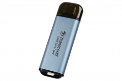 Transcend 512GB, USB External SSD, ESD300C, USB 10Gbps, Type C, Sky Blue
