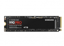 Твърд диск Samsung SSD 990 PRO 4TB PCIe 4.0 NVMe 2.0 M.2 MZ-V9P4T0BW