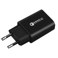 Makki зарядно за стена Fast Charger QC3.0 18W - MAKKI-QC18W-BK                          
