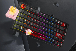Marvo геймърска механична клавиатура Gaming Mechanical Keyboard Arma 67 KG935 - 1K, TNT Peach Switches [Linear], (English US)