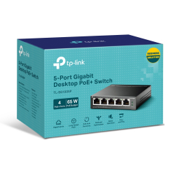 5-портов гигабитов настолен комутатор с 4-порта PoE+ 2 TL-SG1005P