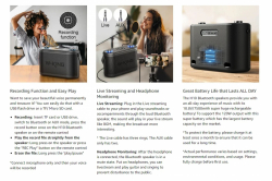 W-King Блутут парти колона Bluetooth Party Speaker - H10 - 120W, 2 x Wireless Microphones, Karaoke