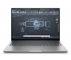 Лаптоп HP ZBook 8 G1i AI 16" Pike Silver, Ultra 7 265H(up to 5.3Ghz/24MB/16C), 16" WQUXGA AG 500nits 120Hz, 64GB 5600Mhz 2DIMM, 2TB PCIe SSD, WiFi 7+BT 5.4, FPR, Smart Card Reader, NVIDIA RTX 500 Ada 4GB, Backlit Kbd, 8C Batt, Win 11 Pro, 3Y Offsite